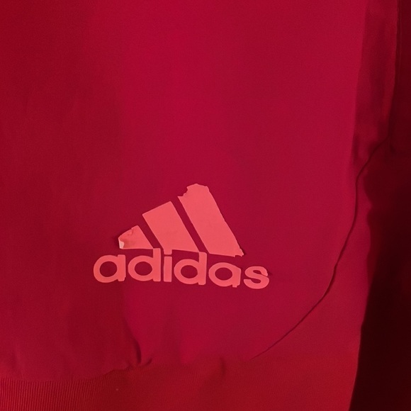 Adidas pink outdoor  jogging hiking zipper front windbreaker style jacket - Picture 5 of 8